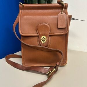 VTG COACH 9930 Murphy Bag in British Tan Leather Crossbody Bag